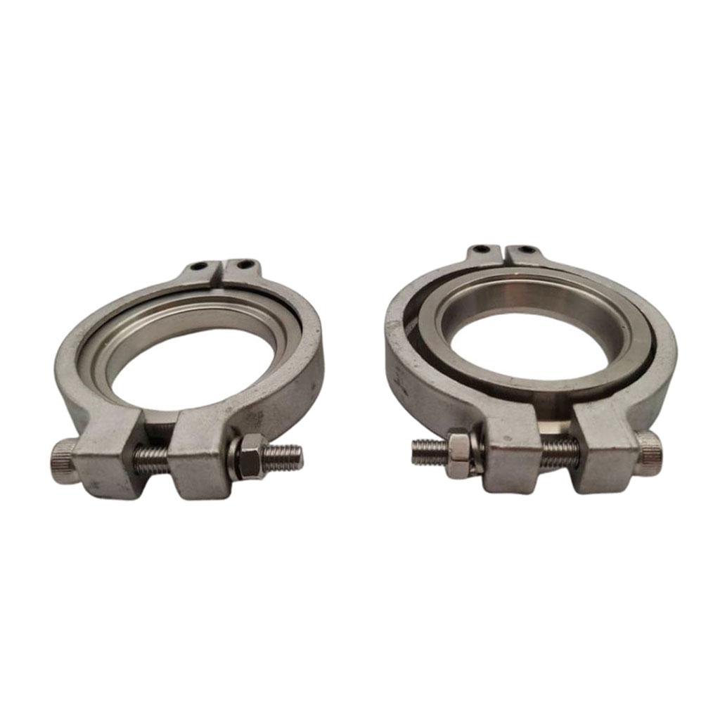 Stainless Steel V Band New Flang/Clamp Set for Tial 44mm Wastegate 