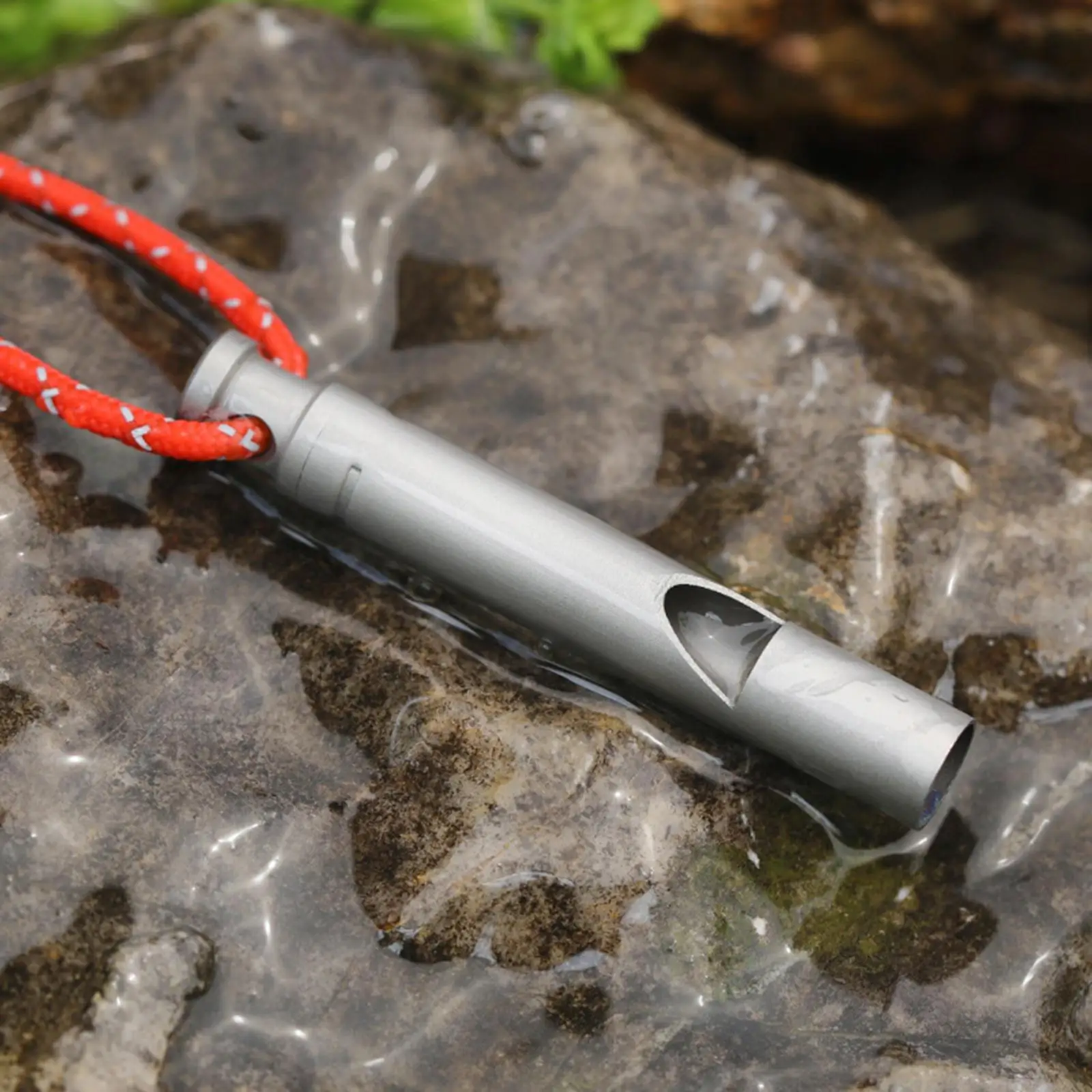 Outdoor Camping Equipment Survival Emergency Whistle multi-tool Titanium Mmilitary Emergency Hiking Exploring