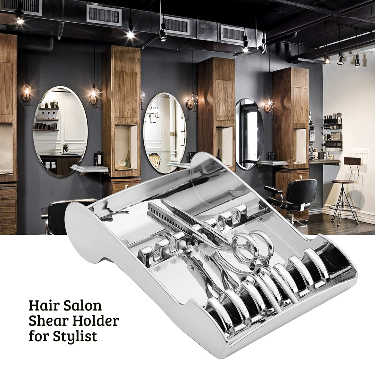 Best of Barber Scissors Storage Rack Salon Scissors Holder Container Hair Cutting Shears Display Box Hairdressing Barbershop Accessory Reviews & Tips