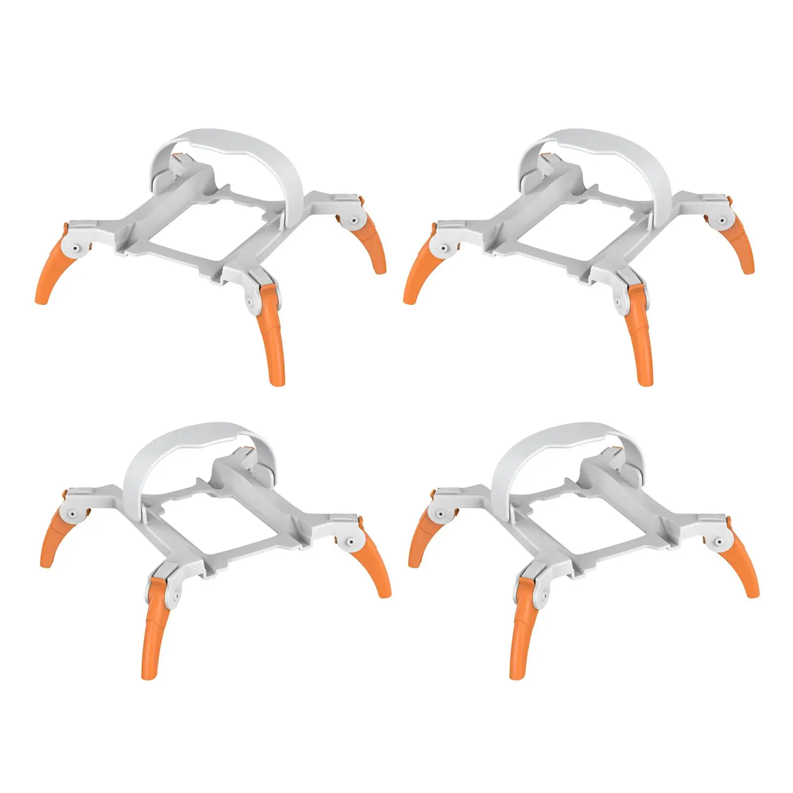4x RC Foldable Landing Gear Support Legs Extender Protective Quick Release Height Extender for RC Airplane Replacement Parts