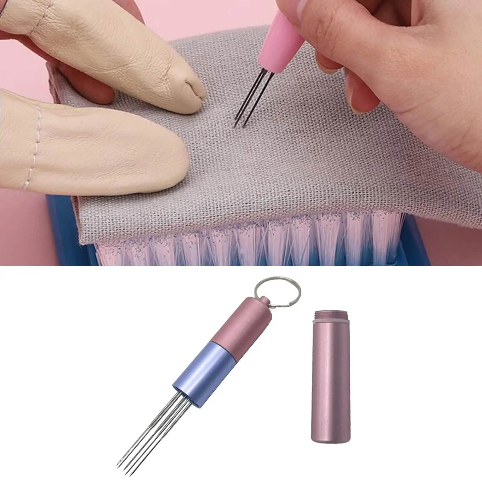 6 Wool Needle Felting Accessories Pen Style Needle Felting Tool for DIY Patchwork Making Felt Patterns