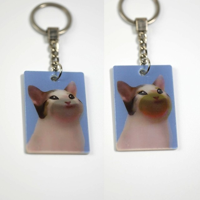 Lovely Cat Keychain Kitten Popular Dynamic Pendant Car School Bag 