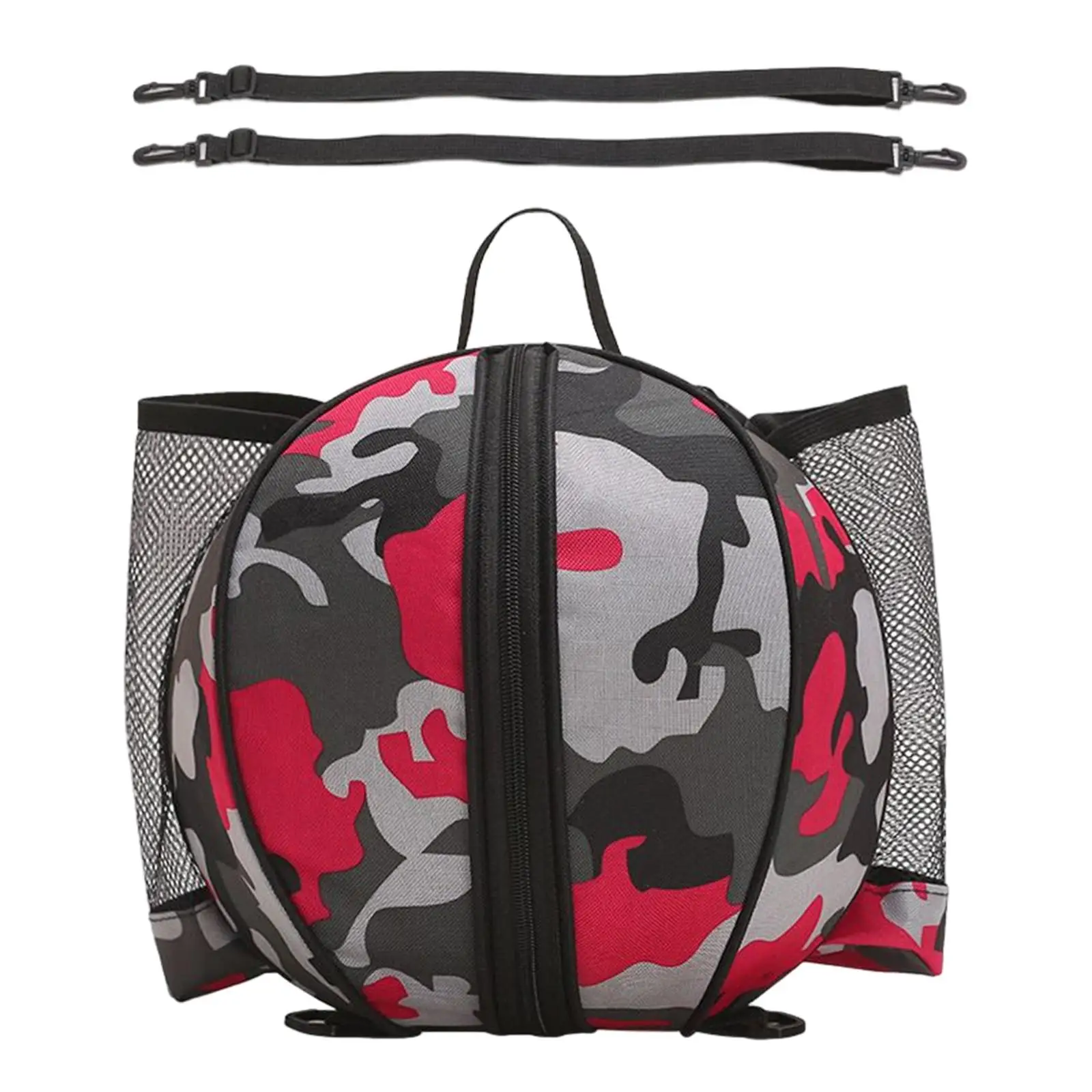 Universal Basketball Bag Backpack Mesh Pockets Soccer Storage Handbag for Basketball Sports Equipment Training Men Women