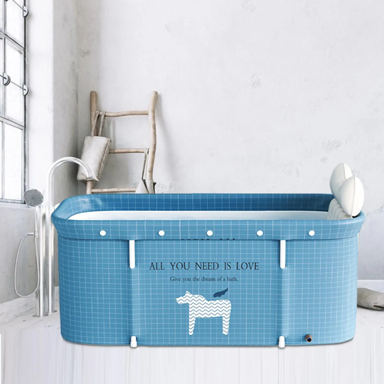 Bathroom Tub Comfort Cushion Maintenance Temperature Foldable Bathtub Hot Tub for Spa Bath Shower Stall Small Outdoor Indoor