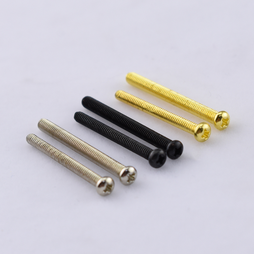 1 Set #3-48(2.5MM) / 3MM Electric Guitar Humbucker Pickups Height Adjusting Screws - KR(Origin)