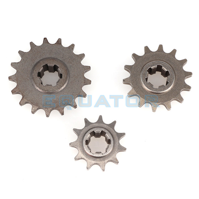 Pignone Trasmissione 11 Denti T8F Per Mini Moto 47cc 49cc | Argento, Lunghezza 220 Mm, Rapporto 3:1