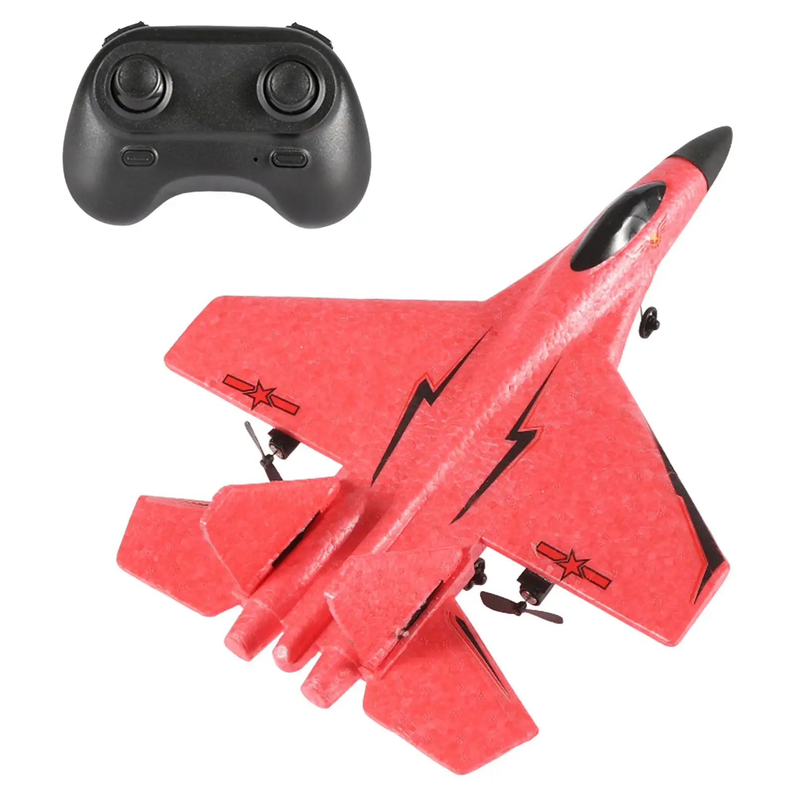 Remote Control Aircraft Foam Airplane Fighter 2CH RC Jet Glider Ready to Fly