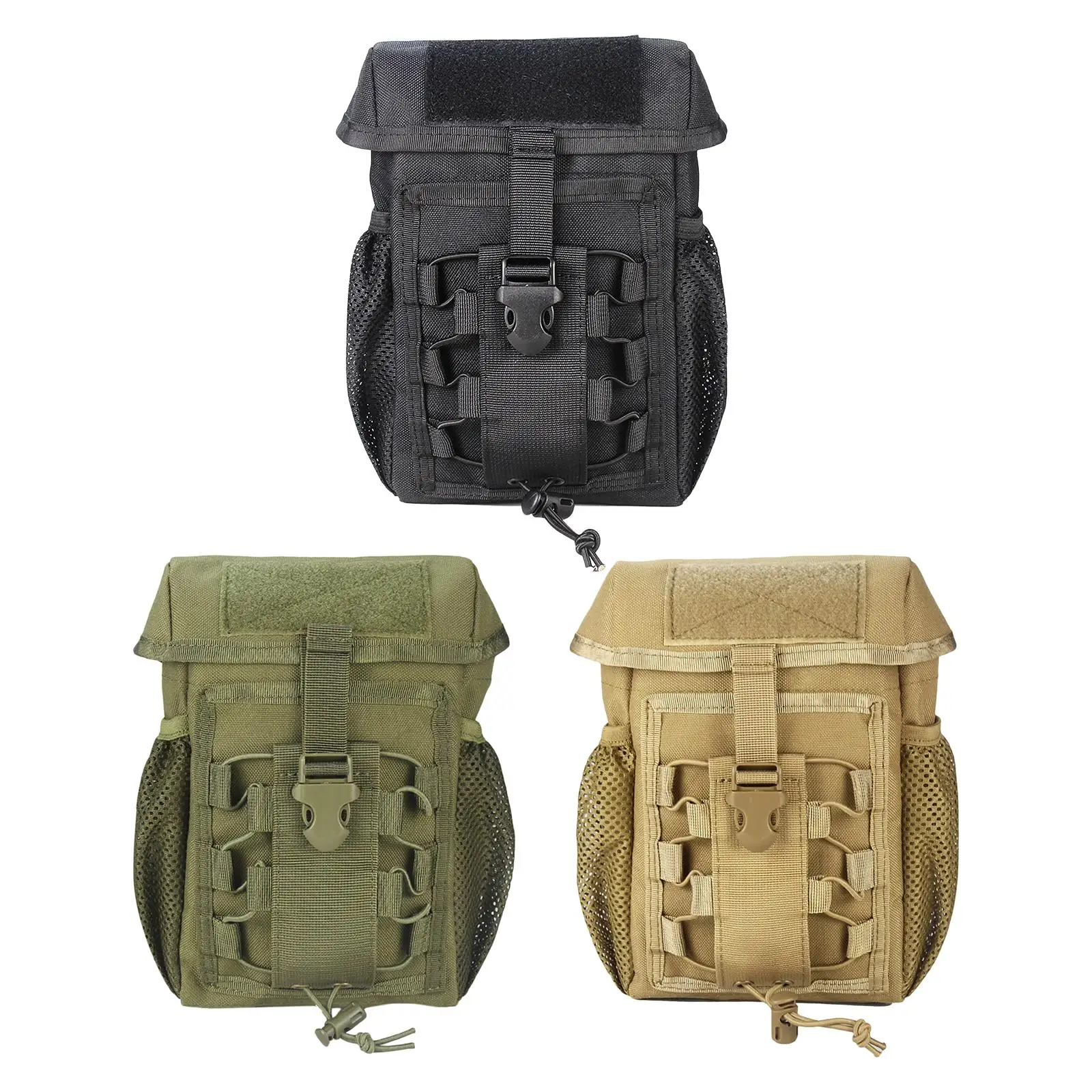 Multi-Pocket Tactical Waist Pack Molle Pouch Accessories Army Organizer Emergency Survival Car Seat Back for Camping First Aid