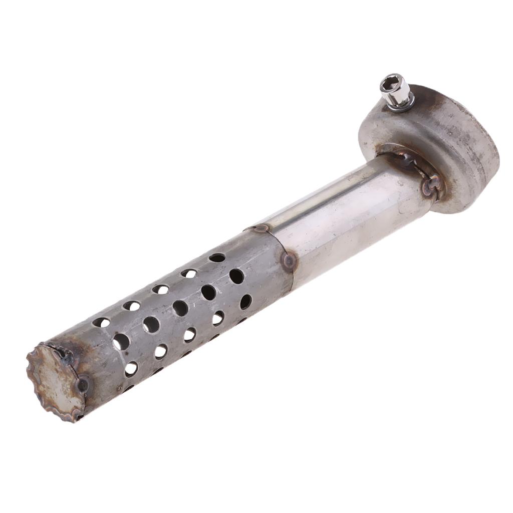 160mm Long Motorcycle Exhaust Can   Angled Baffle 48mm