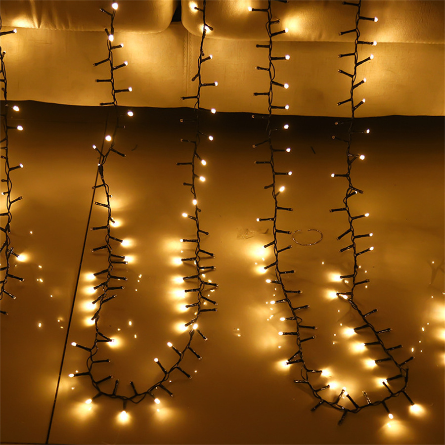 30M 1500LEDs Christmas Garland String Lights 8 Modes Outdoor Waterproof Fairy Lights for Garden Party Wedding New Year Decor