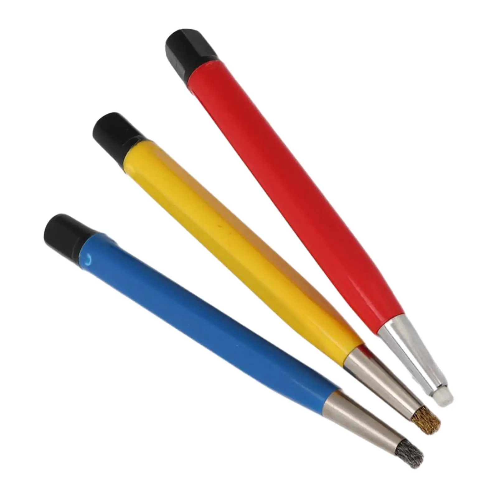 3Pcs Scratch Brush Pen Set Removing Corrosion Rust Clean Tool Watch Repair Dirt Remover for Jewelry Electrical Circuit Boards