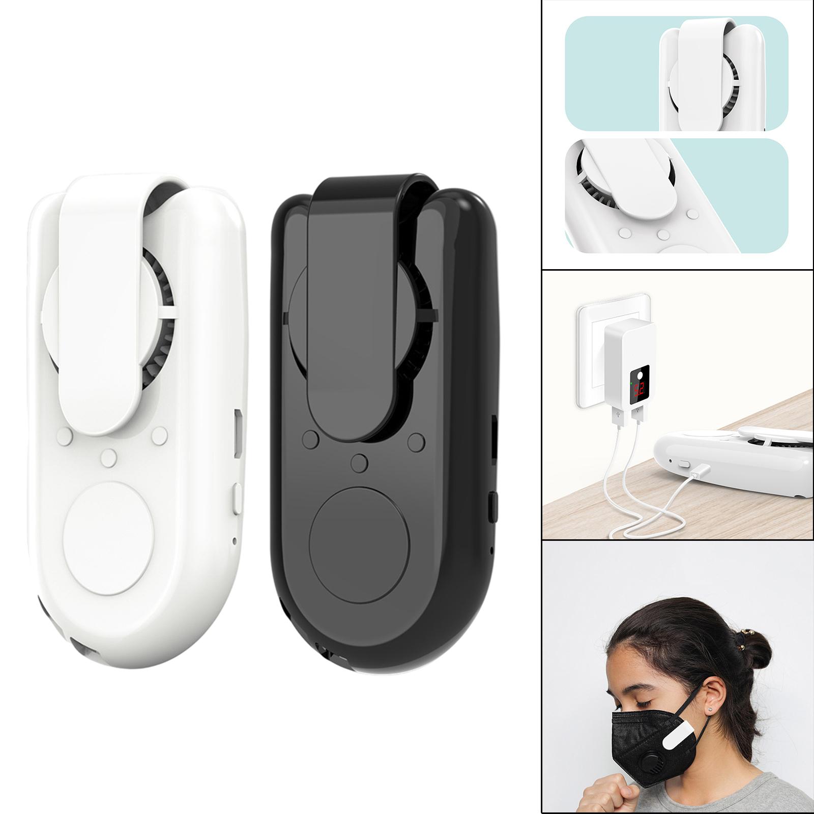 Personal Wearable USB Mini Portable Reusable Breathable Protective Clip Fans Rechargeable Electric