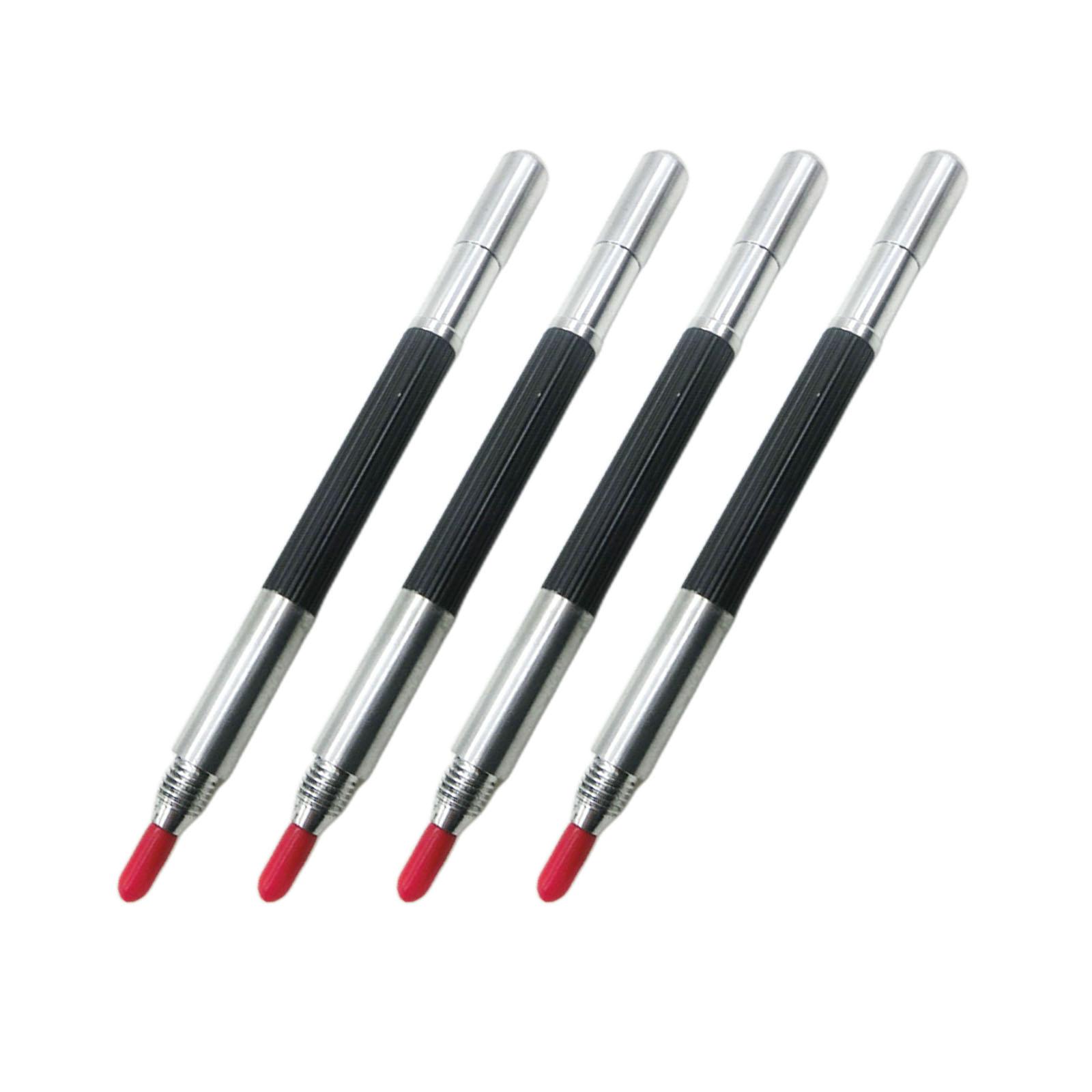 4 Pieces Tungsten Carbide Tip Scriber Pens Double Ended Cutting Multi Purpose