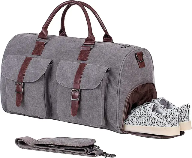 Shacke's Travel Duffel Express Weekender Bag – Carry On Luggage with Shoe  Pouch