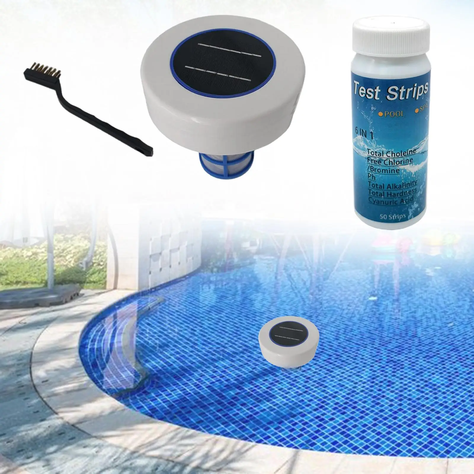 Swimming Pool Solar Pool  Kills   Keeps  Copper  Powered Pool Clarifier for s