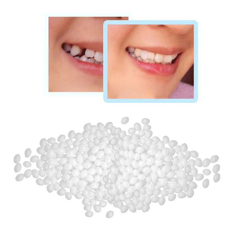 Dentes Falsos Sólidos Cola Dentura Adesiva Dentes Whitening Tooth Beauty Tool
