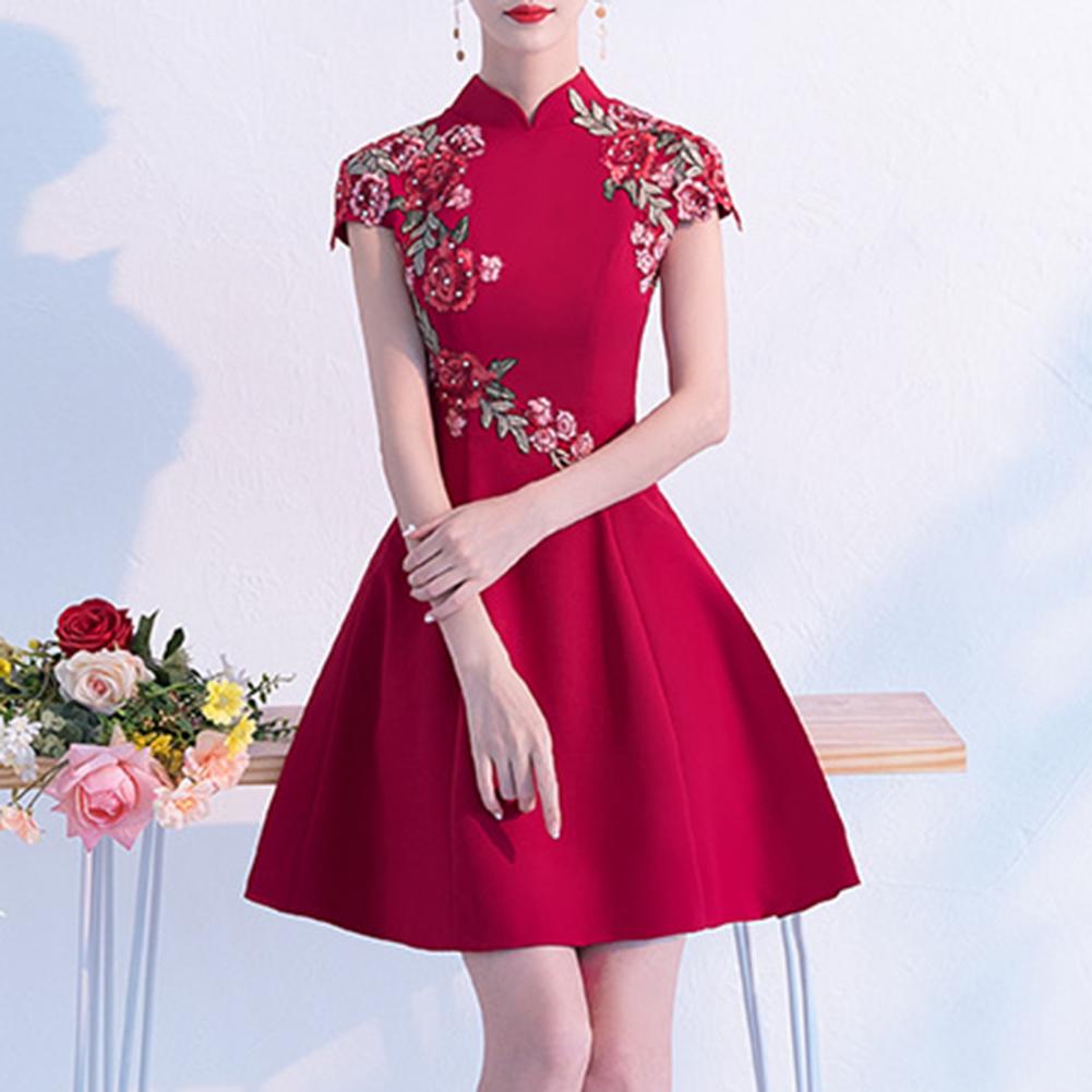 2022 novas mulheres cheongsam vestido estilo chinês