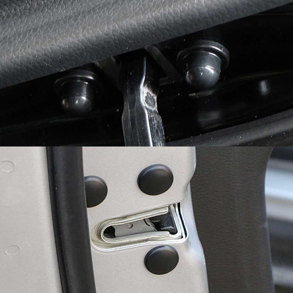 12x Auto Innen Zubehör Türschloss Schraube Schutz Abdeckkappen Trim Universal Zubehör – Detail 1