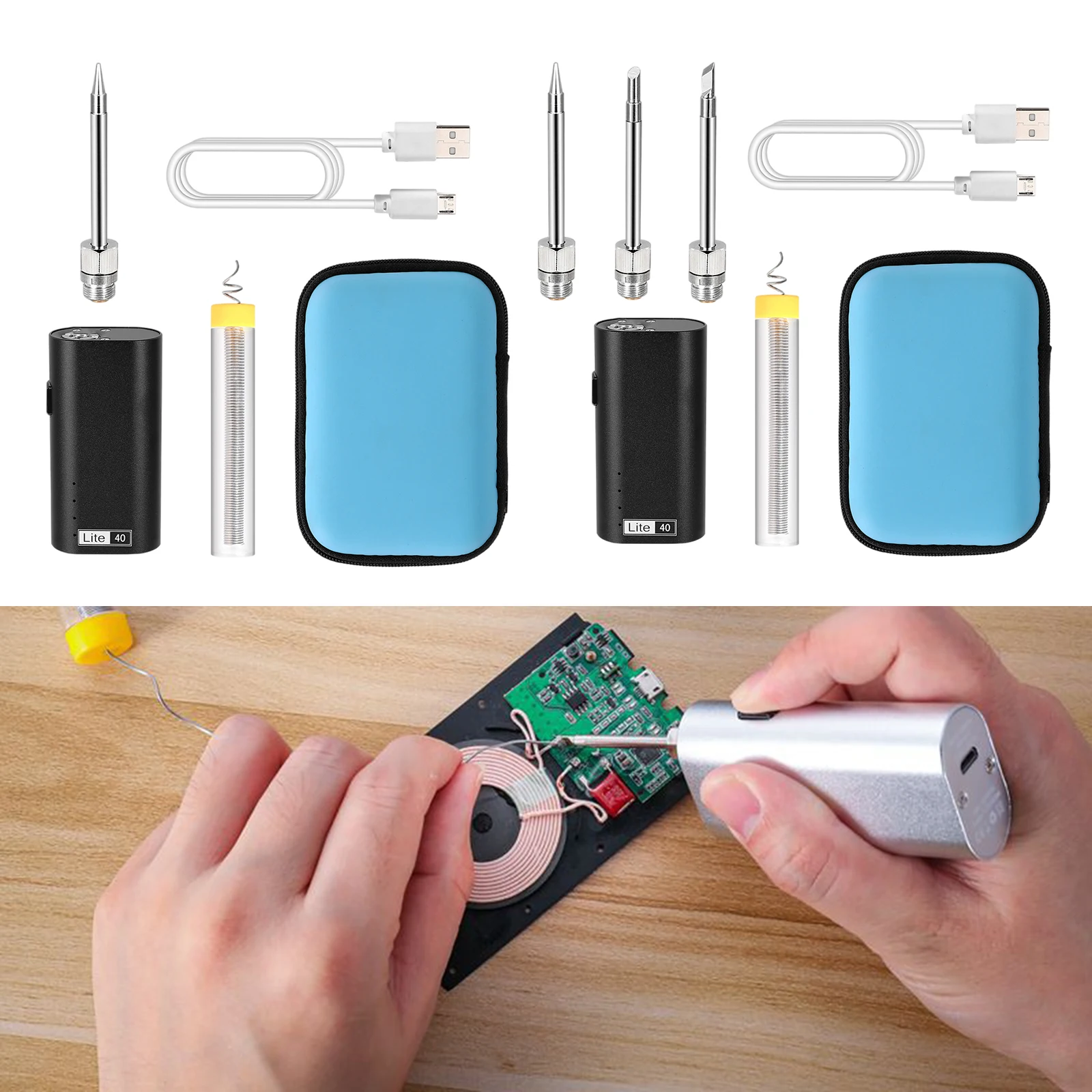 Wireless Soldering Iron Welding Tool USB Soldering Iron for RC Toy