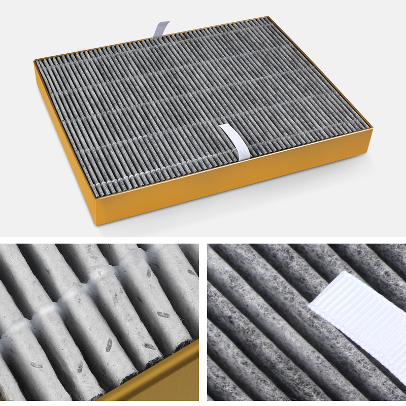 Suitable for Midea Air Purifier KJ20FE-NH1/NH2/NH3 Filter KJ200G-D41/C42 Element 310*242*35mm Air Clean
