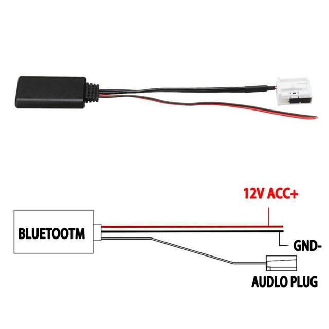Adaptateur Bluetooth Pour Voiture - Convertisseur AUX Vers Bluetooth 5.0 - Câble 2 RCA - Branchement Facile