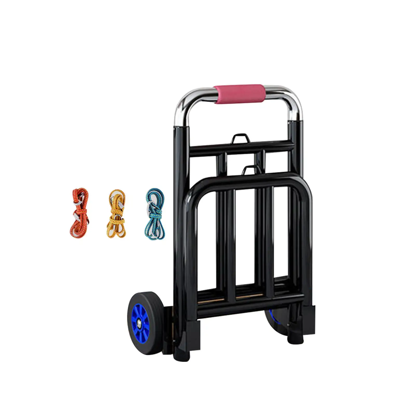 Folding Hand Truck Utility Cart Folding Hand Cart Heavy Duty Luggage Cart for Office