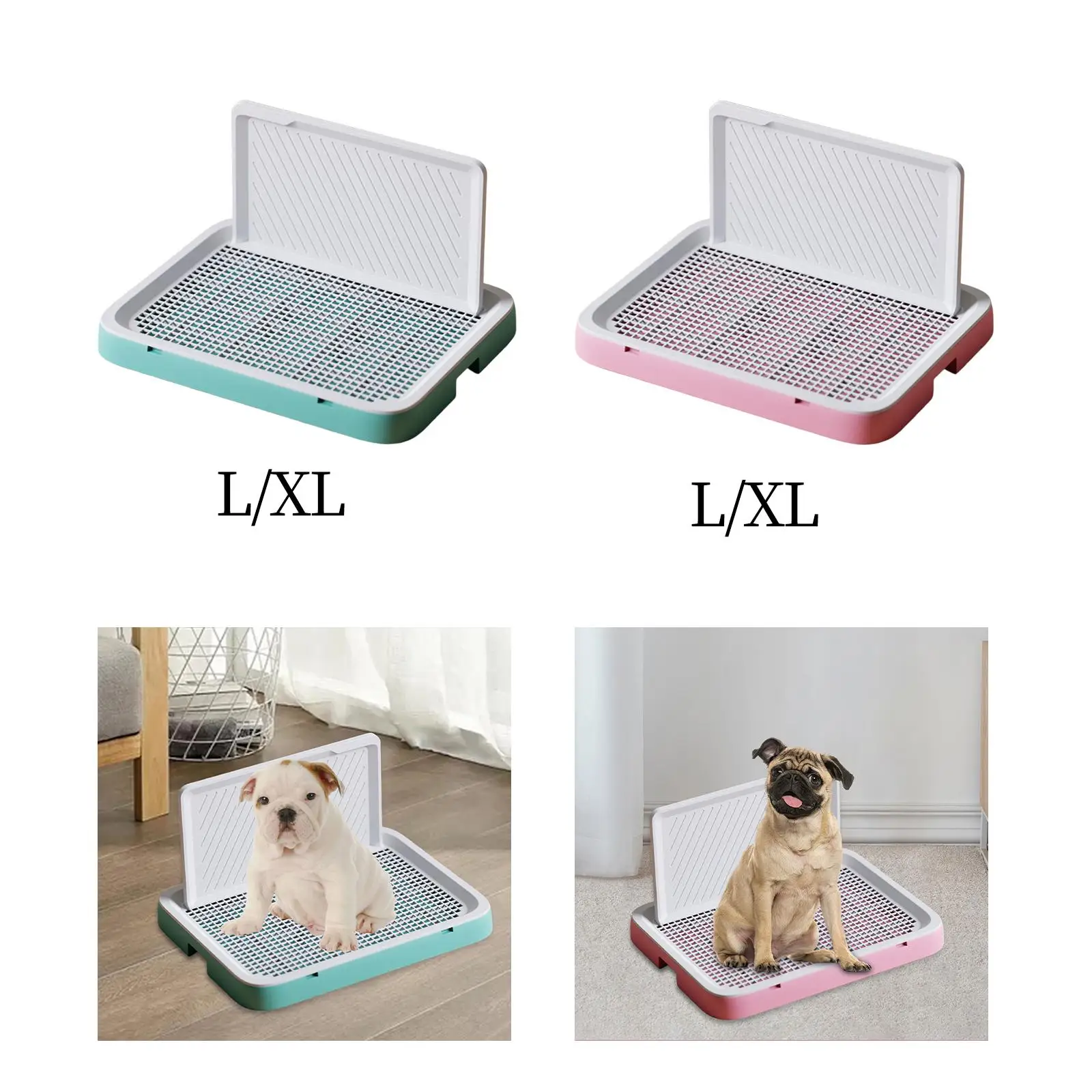 Pet Dog Toilet Puppy Training Potty Tray Non Slip Reusable Portable Urinal