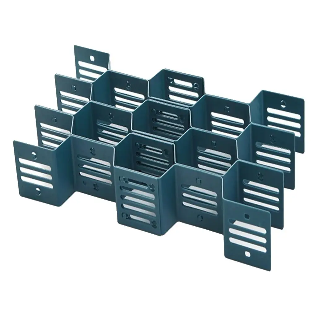 12-Piece Plastic Honeycomb Storage Partition Household Seperated Board