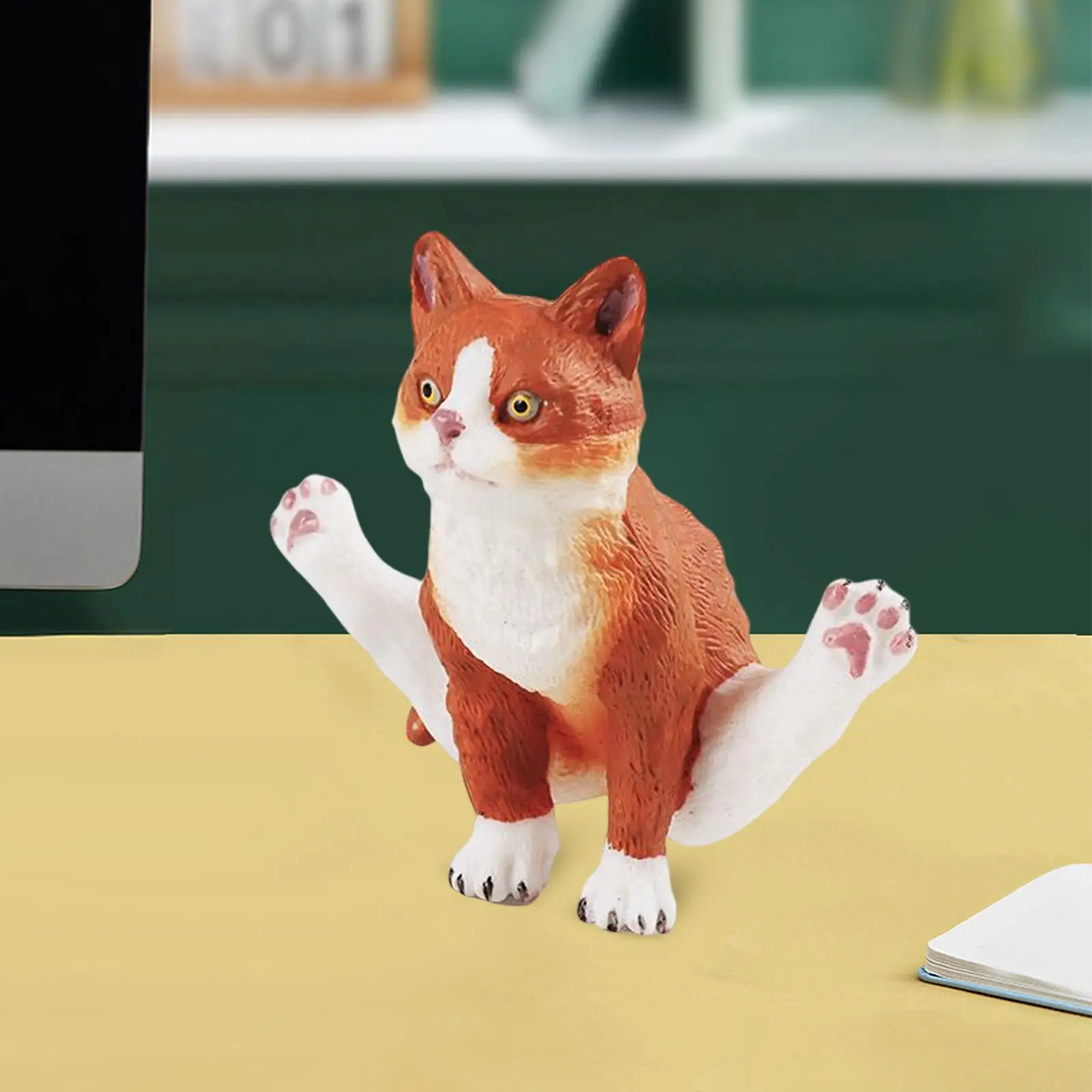 High Simulation Miniature Cat Figure for Kids Children for Birthday Gift