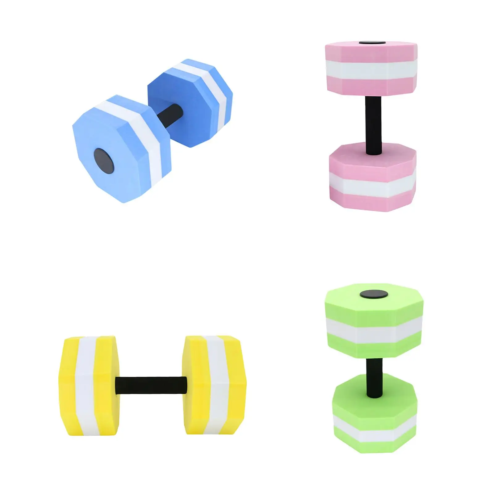 Aquatic Dumbbell Bar Swimming Barbell Hand Bar Lightweight Fitness Tool Water Dumbbell for Water Sports Aerobics Workouts