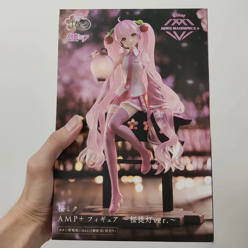 Оригинальная экшн-фигурка Taito Hatsune Miku Sakura Miku в наличии,  Коллекционная модель аниме в коробке, куклы, праздничный подарок |  AliExpress