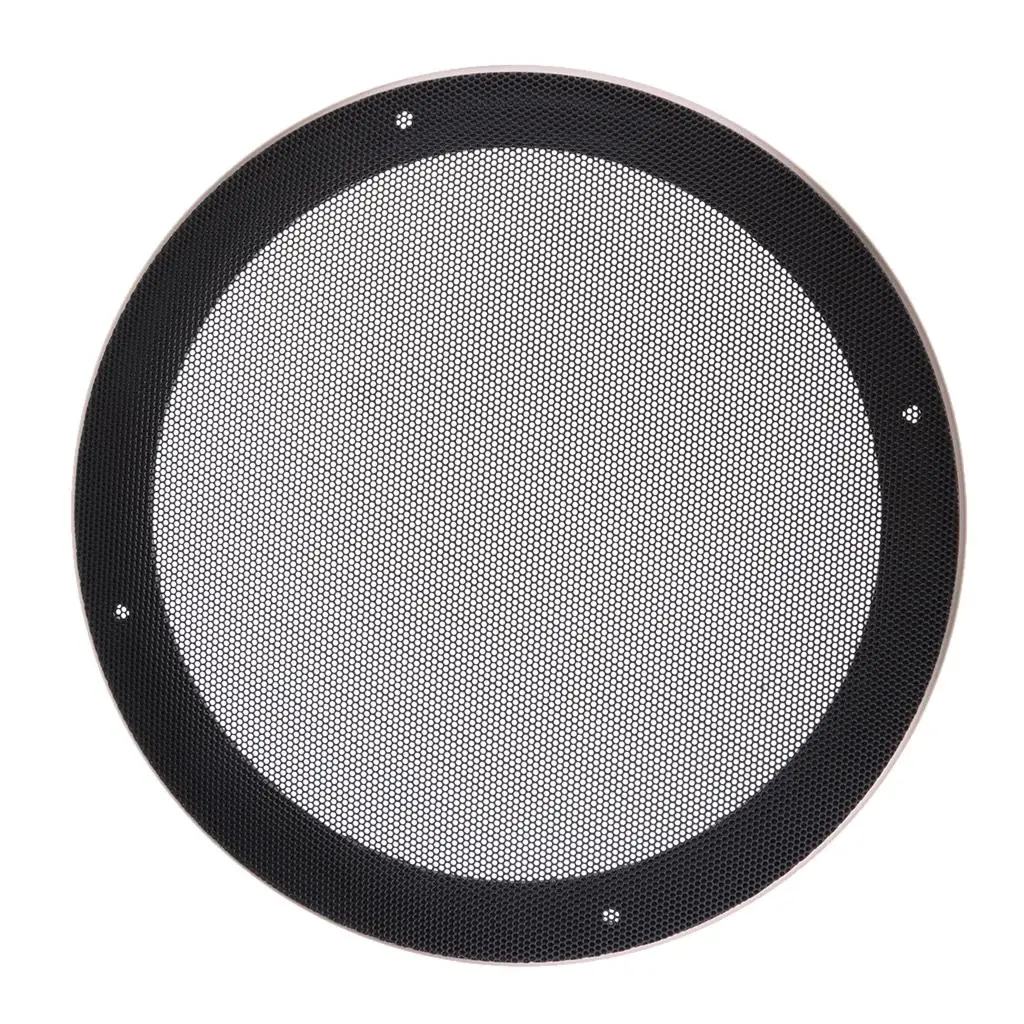 8 Inch Speaker Grills Cover Case with 4 pcs Screws for Speaker Mounting Home Audio DIY -228mm Outer Diameter Champagne