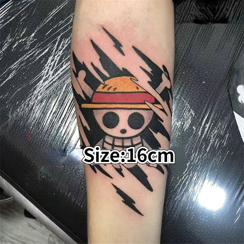 Best of Anime Temporary Tattoos Cartoon Skull Body Art Tatoo Waterproof Fake Tatto Sticker For Man Women Reviews & Tips