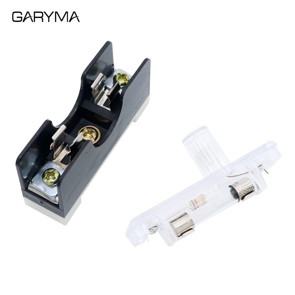 FS-101/102/103 DIN-Schienenmontage Einpoliger 6x30mm Sicherungshalter 0,5A 1A 2A 3A 4A 5A 6A 7A 8A 10A 12A 15A 20A 30A Glas-Sicherungshalter – Detail 4
