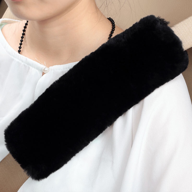 Car Seat Belt Cover Shoulder Warmer Pad - Application Example