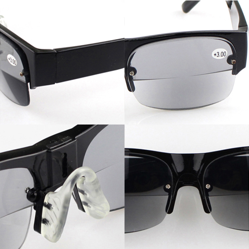 Bifokale Lesebrille Männer presbyopische Brille Frauen Sonnenbrille weit und nah Brille 1,0 t 4,0 Unisex Brille Anti reflex – Detail 4