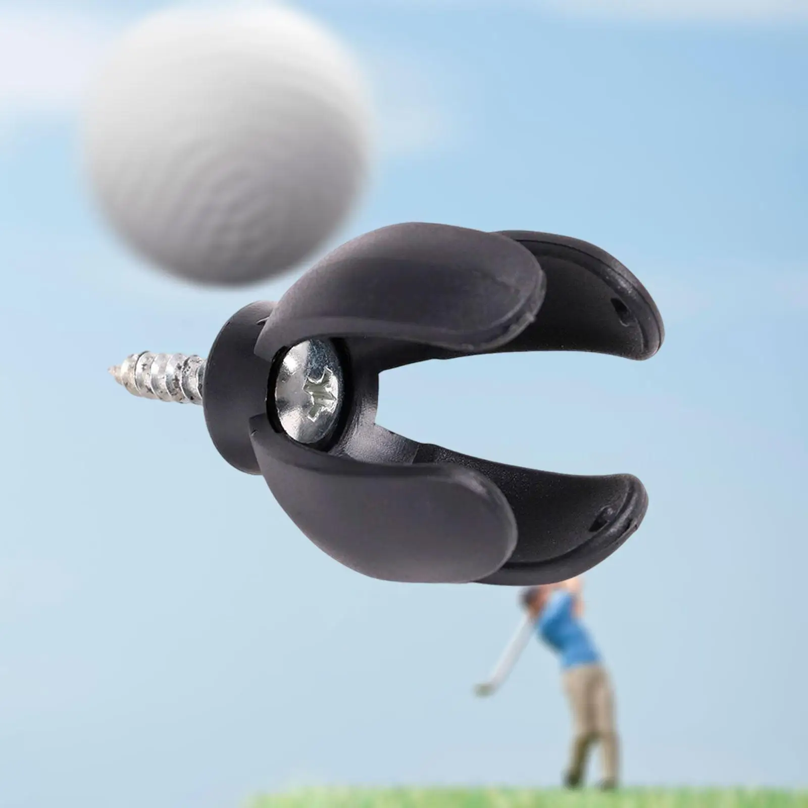 Golf Ball Retriever Screw in 4 Prong for Putter Balls Grab Golf Ball Picker Upper Golf Ball Gripper Men Women Golfer Gift