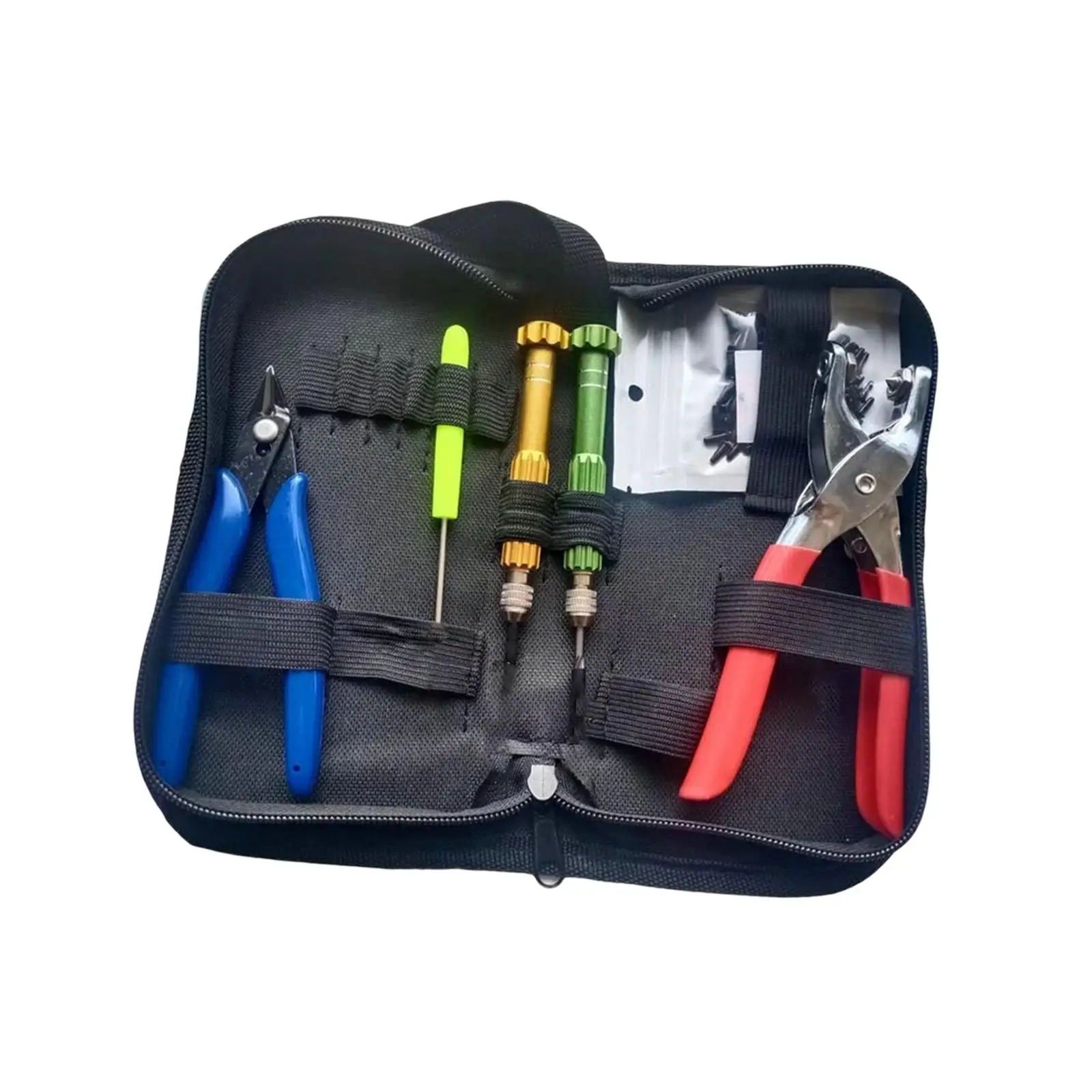 Starting Stringing Clamp Tool Kit with Storage Bag Portable Badminton Racket Pliers for Equipment Tennis Racquet Sports Squash