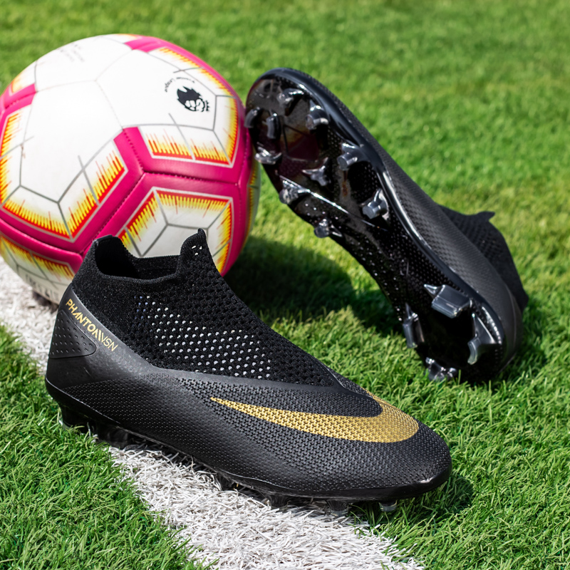 Herenlaarzen, hoge antislip-grastrainingsvoetbalschoenen voor kinderen, ultralichte grote sportschoenen_voghion.com