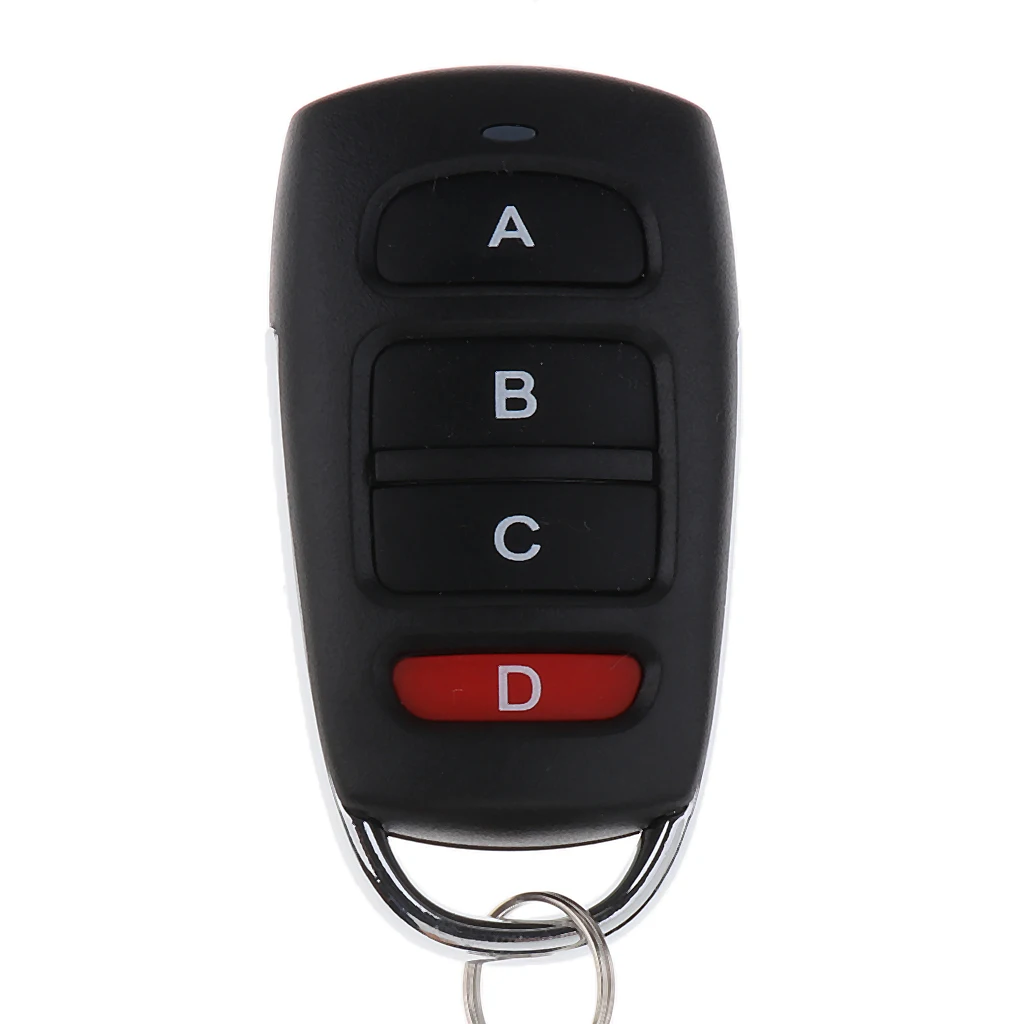 4-Channel Remote Control, Cloning 433mhz  Basement Warehouse Door Remote Control Key Fob Universal