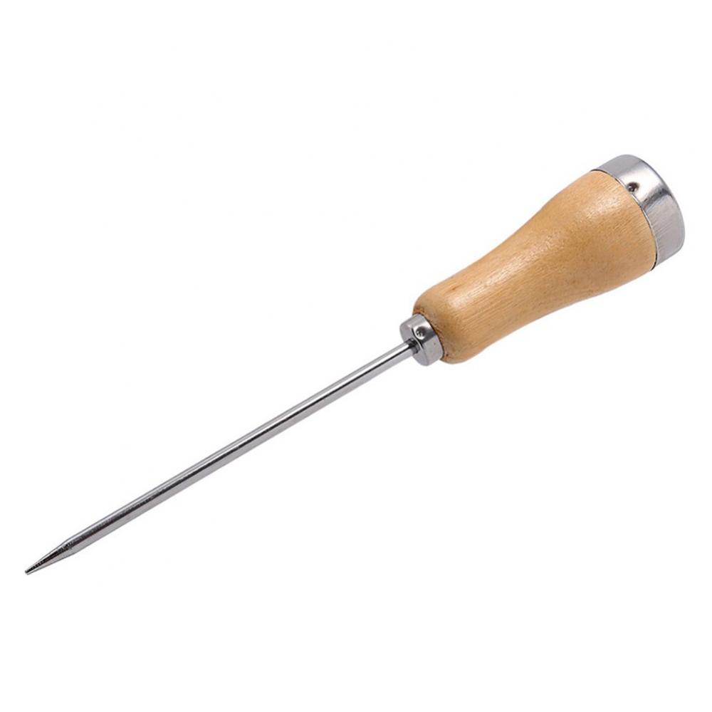 Description Picture 6 of itemIce Pick Ice Icing Breaker Wooden Handle Stainless Steel Ice Pick Punch Crusher Cocktail Stick Fruit Bar Wine Tools Kitchen Tool