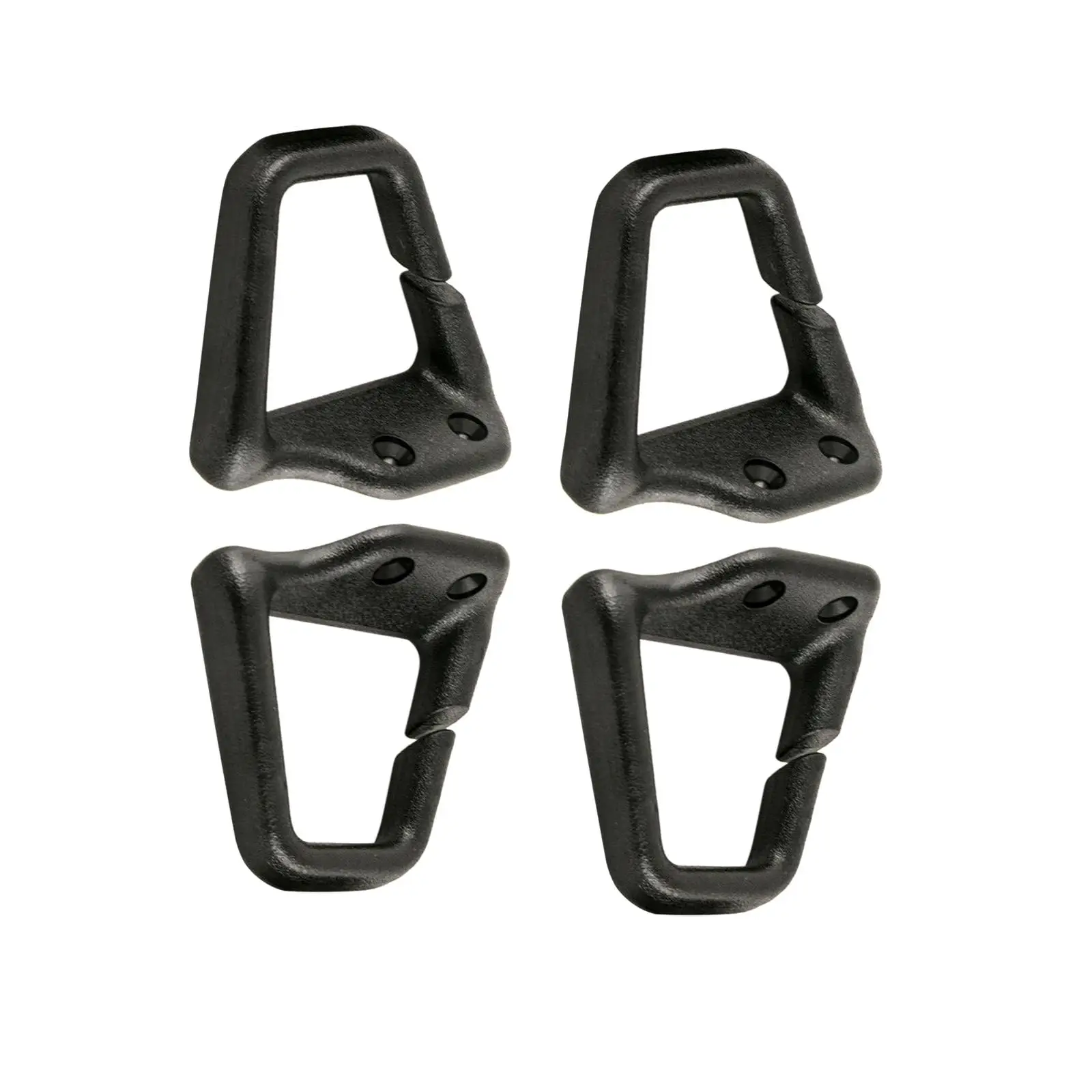 2x 2Pcs  Belt Guide Clips Buckle Stopper Black  Guide Loops for   93-02 HT7203 HT7202 16817202 16817203