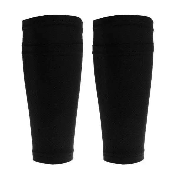 2X Calf Compression Socks Leg Sleeve Running Sport Support Stockings M Black