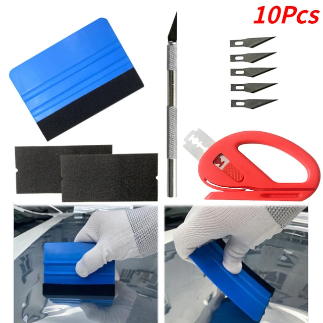  Plastic Scraper Tool, Carbon Fiber Multi-Purpose