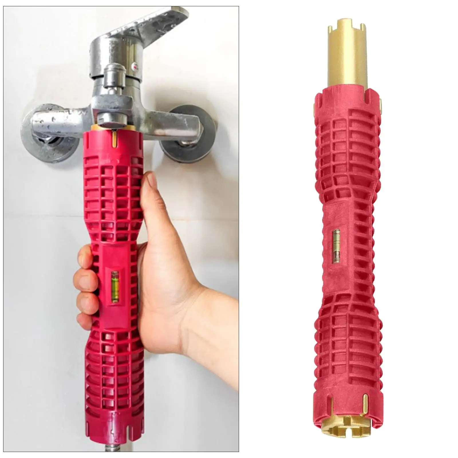 Multi-functional Faucet Sink Installer, Anti-Slip Pipe Wrench, Easy Using