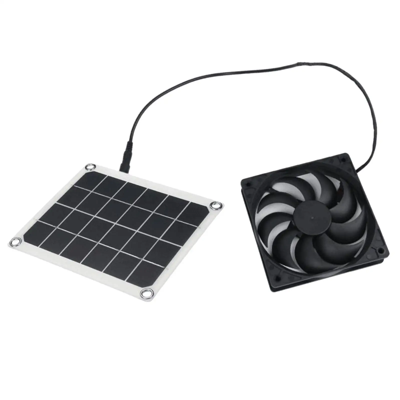 10W Solar Powered Panel Fan Cooling Ventilation Fan for Chicken