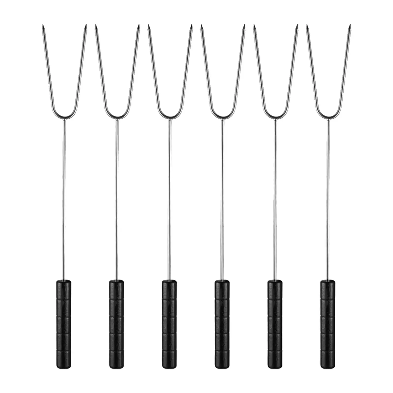 Meat Forks Barbecue Fork Campfire Fork BBQ Skewers for BBQ Picnic Camping Cooking