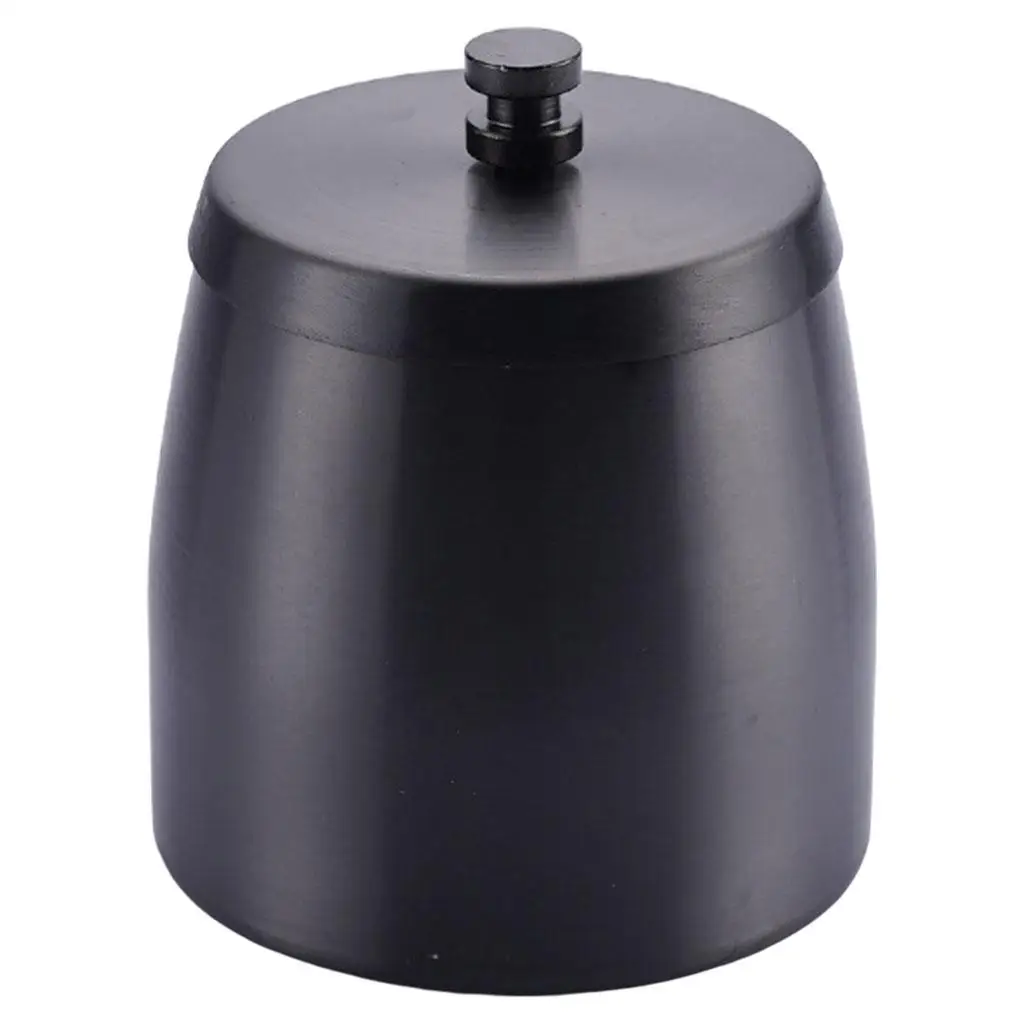 Stainless Steel Ashtray with Lid Tobacco Tray Free Standing Deepened Column Portable Cigarette Ashtray for Household Use