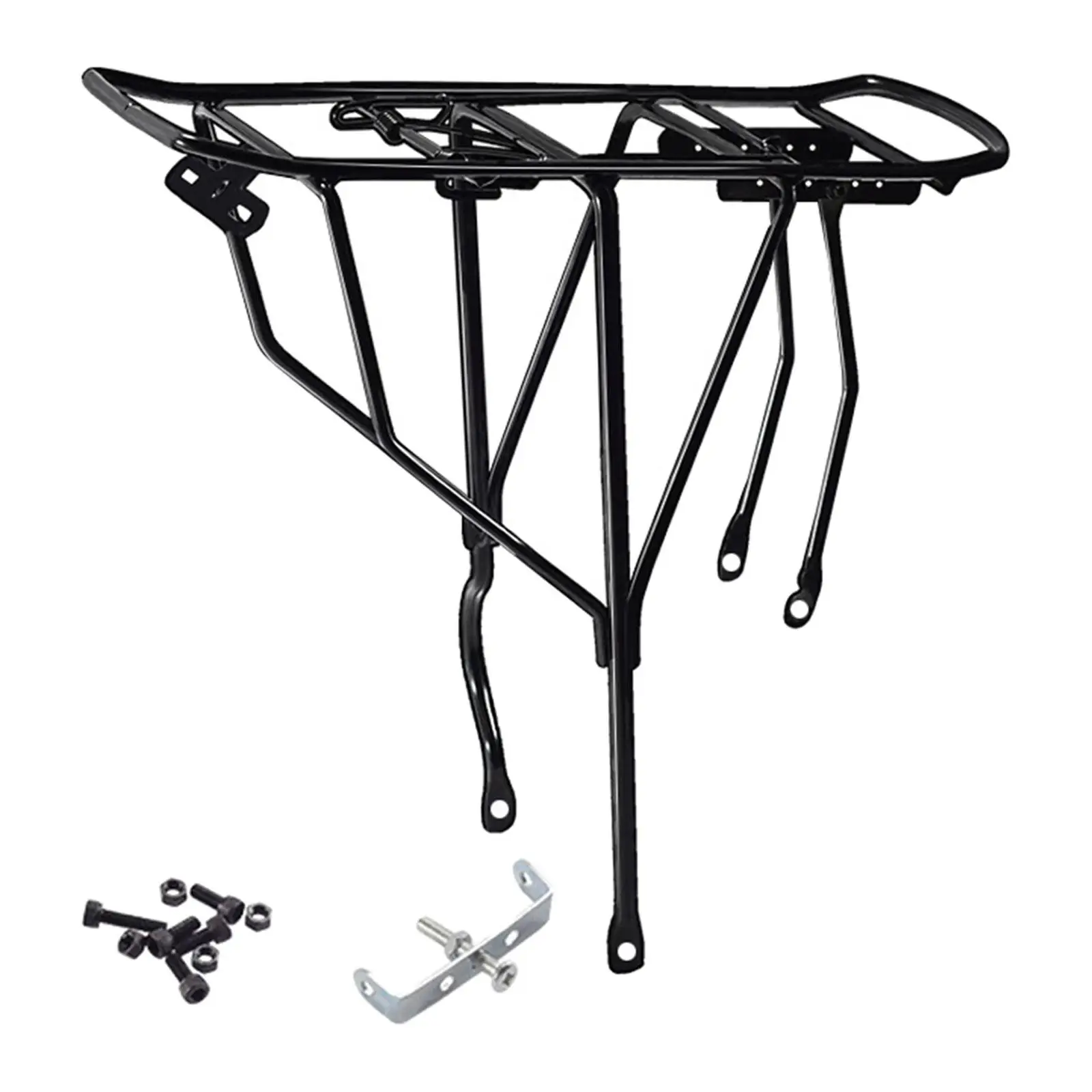 Bicycle Rear Cargo Rack Bicycle Rear Luggage Cargo Rack Shelf Riding Replacement Accessories Portable Rear Bike Rack