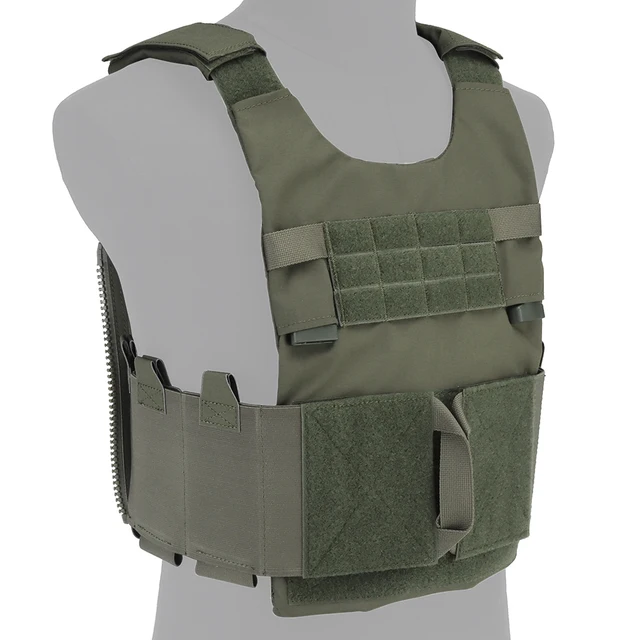 Tactical Low Vis LV-119 Plate Carrier Slick Lightweight Body Armor Airsoft  Vest